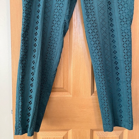 International Concepts Eyelet Pants in Island Breeze  NWT - Picture 7 of 13